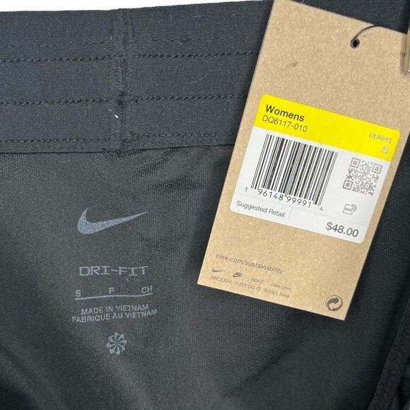 NWT Nike Dri-FIT Icon Clash Tempo Luxe Shorts sz S * Black Gray Running Swoosh - Picture 5 of 5